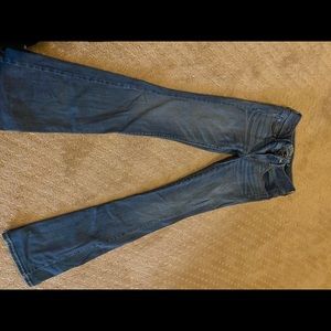 American eagle dark wash bootcut jeans